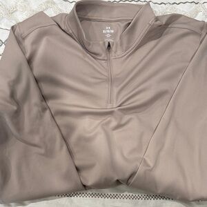 Under Armour Beige Quarter-Zip Pullover
